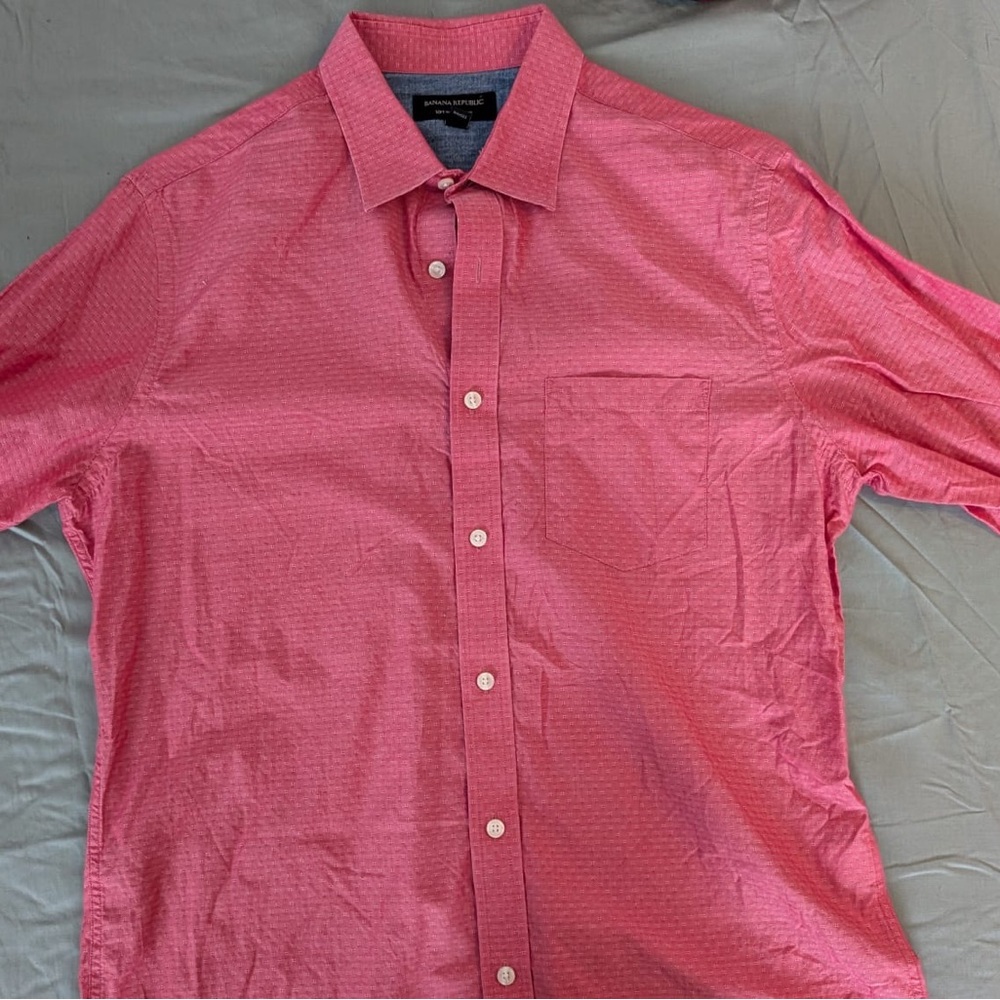 Men's Red Dress Shirt